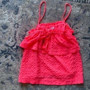 Lilly Pulitzer hot pink tank top